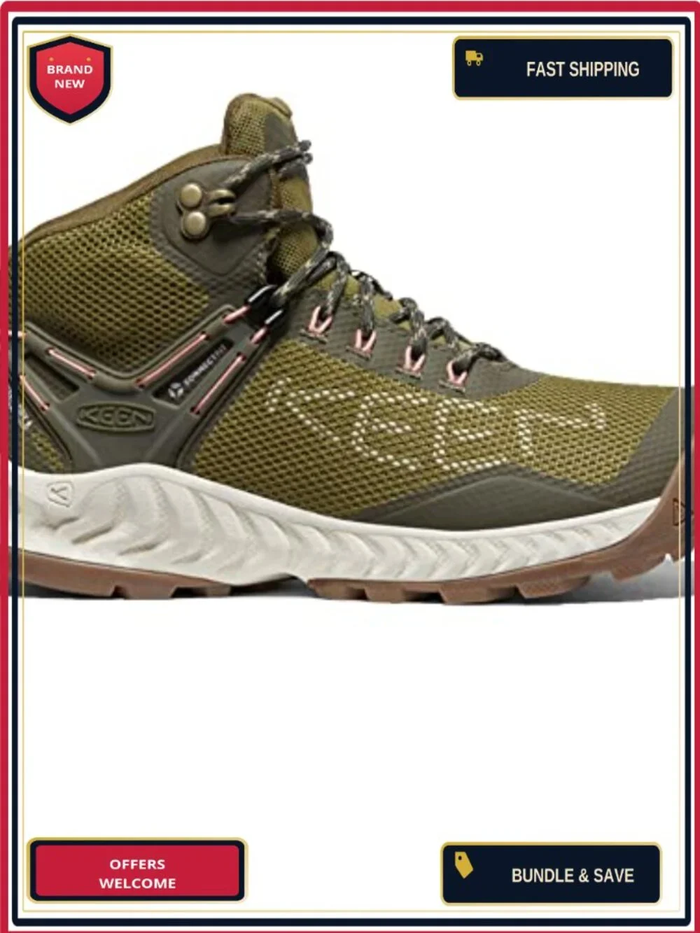 KEEN Women's Nxis Evo Mid Waterproof Hiking Boots